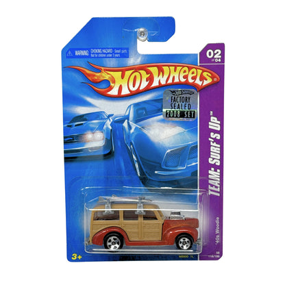 Hot Wheels Team Surf’s Up 1940s Woodie 1:64 Diecast Factory Sealed