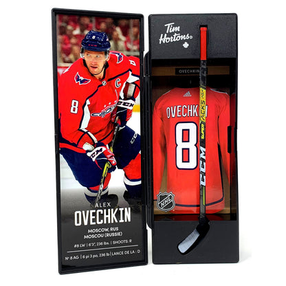 Alex Ovechkin Tim Hortons NHL Superstars Collectible Mini Hockey Stick