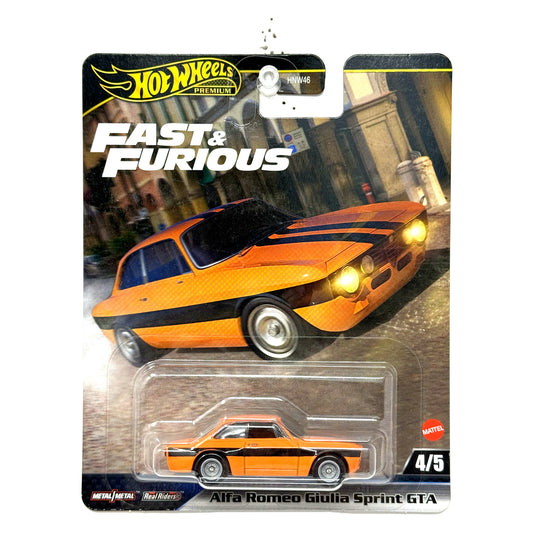 Hot Wheels Premium Fast & Furious Alfa Romeo Giulia Sprint GTA 1:64 Diecast
