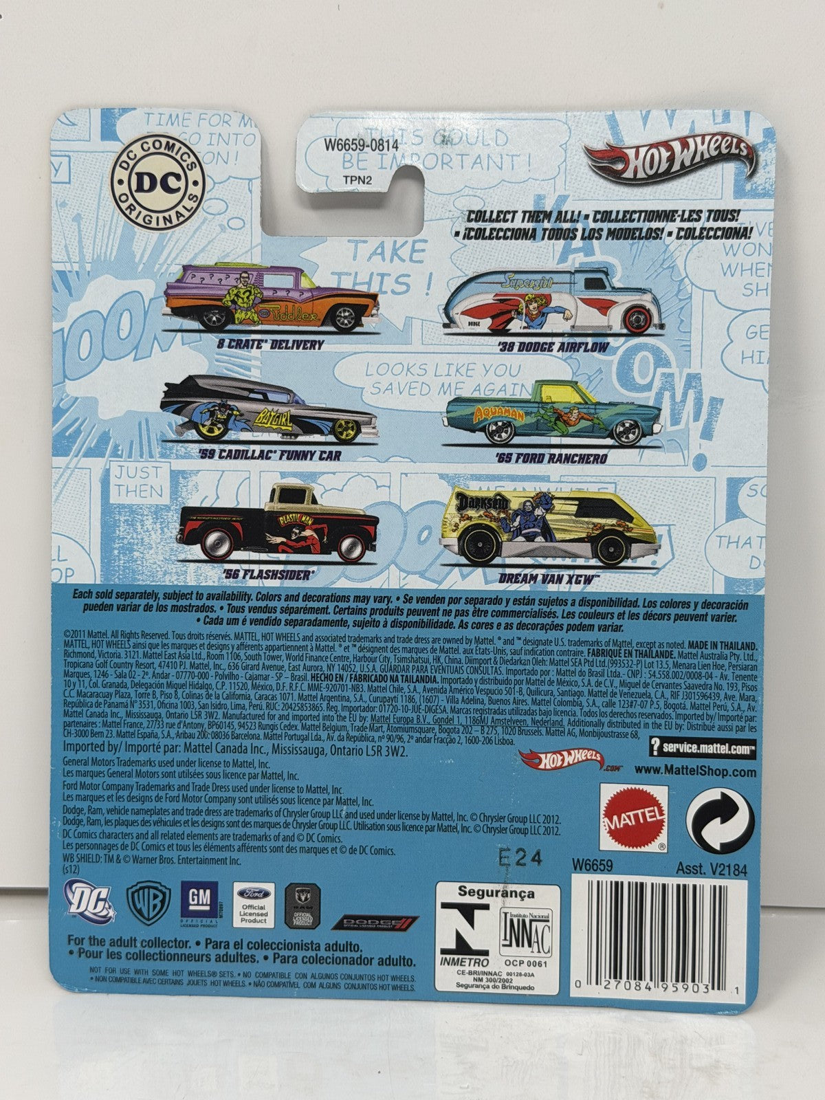 Hot Wheels DC Originals Darkseid Dream Van XGW 1:64 Diecast Real Riders Gold