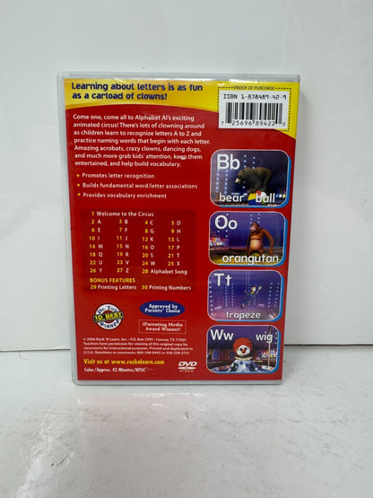 Rock n Learn: Alphabet Circus (DVD) Educational Good Condition!!!
