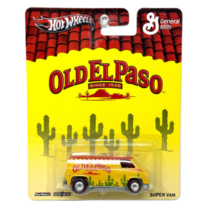 Hot Wheels General Mills Old El Paso Super Van 1:64 Diecast Real Riders