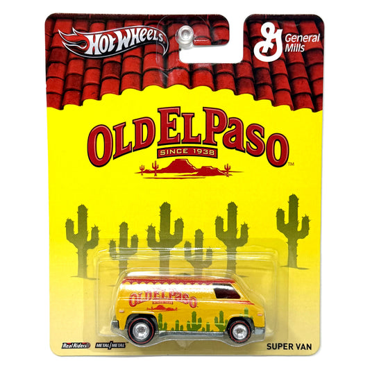 Hot Wheels General Mills Old El Paso Super Van 1:64 Diecast Real Riders