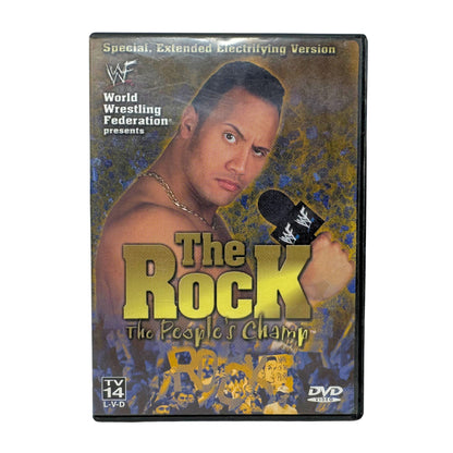WWF: The Rock: The People's Champ (DVD) Wrestling Good Condition!!!