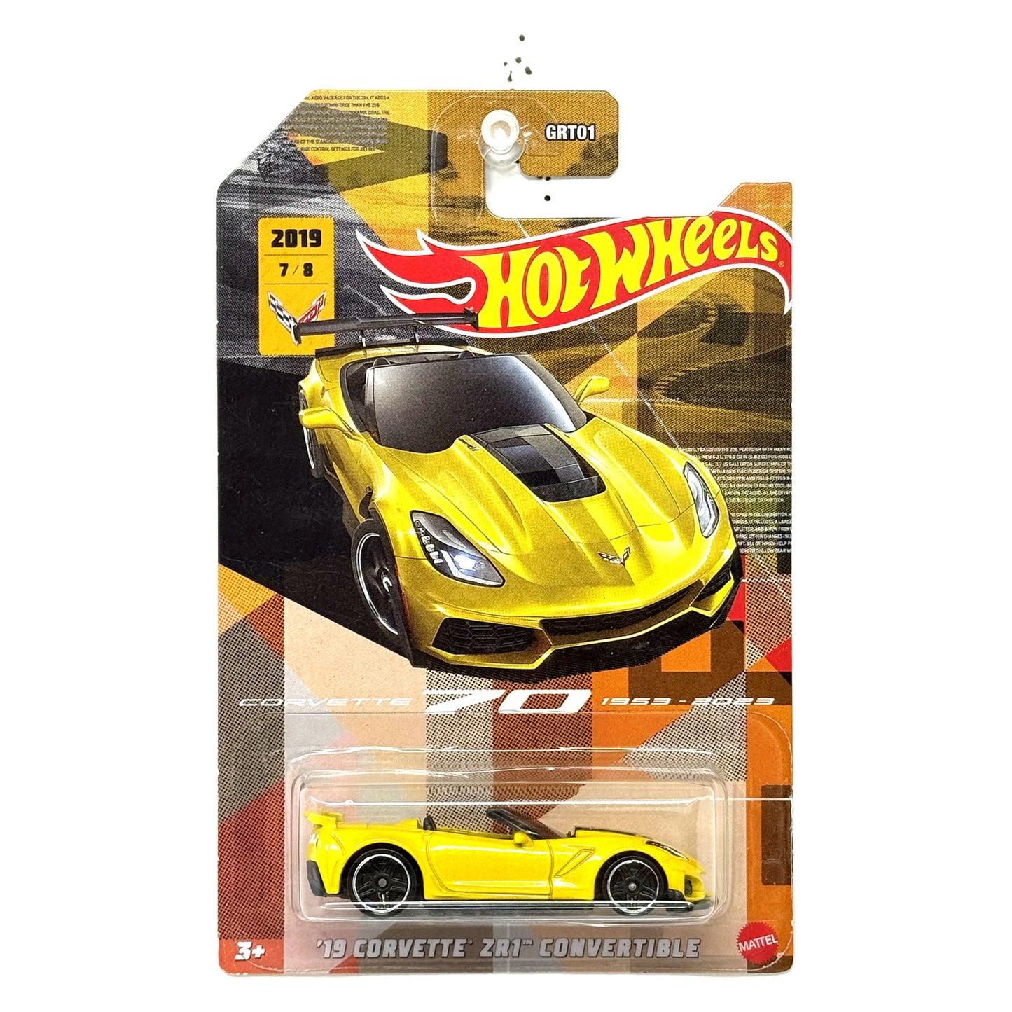 Hot Wheels Corvette 70th Anniversary 2019 Chevrolet Corvette ZR1 1:64 Diecast
