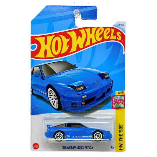 Hot Wheels HW The '90s 1996 Nissan 180SX Type X JDM 1:64 Diecast