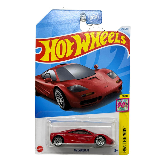Hot Wheels The '90s McLaren F1 1:64 Diecast Red