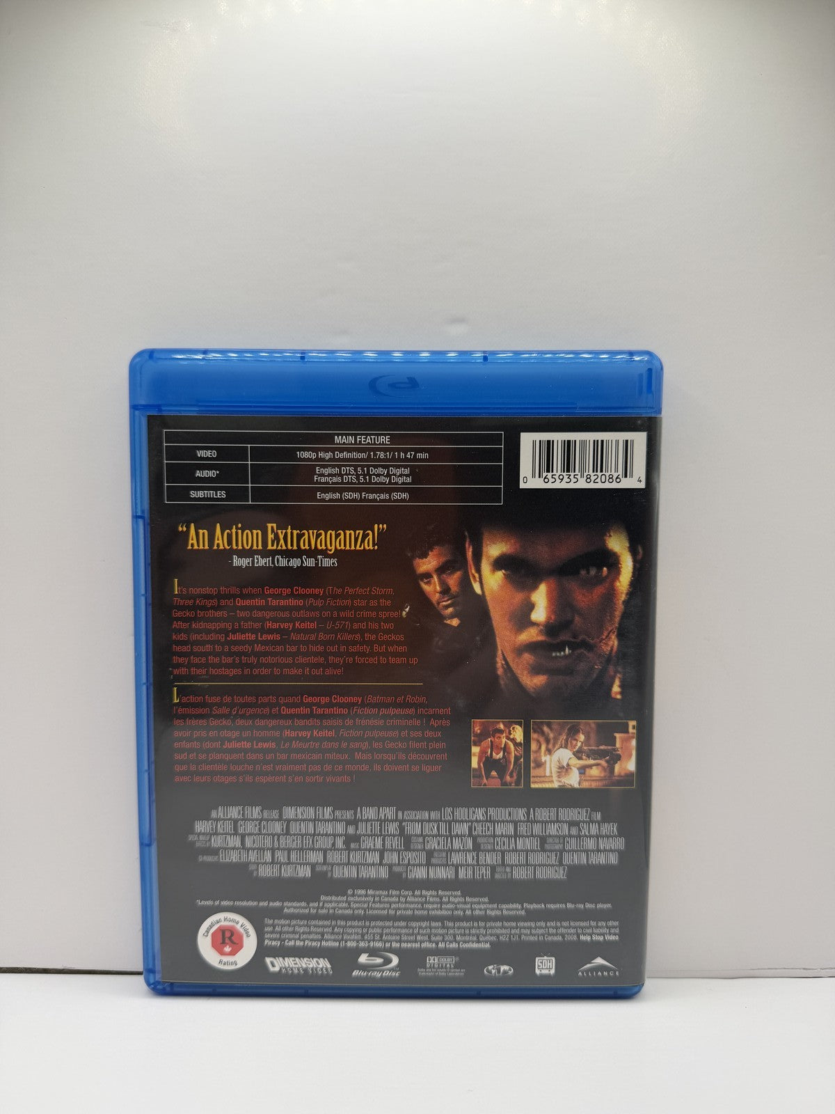 From Dusk Till Dawn (Blu-ray) George Clooney Quentin Tarantino Horror