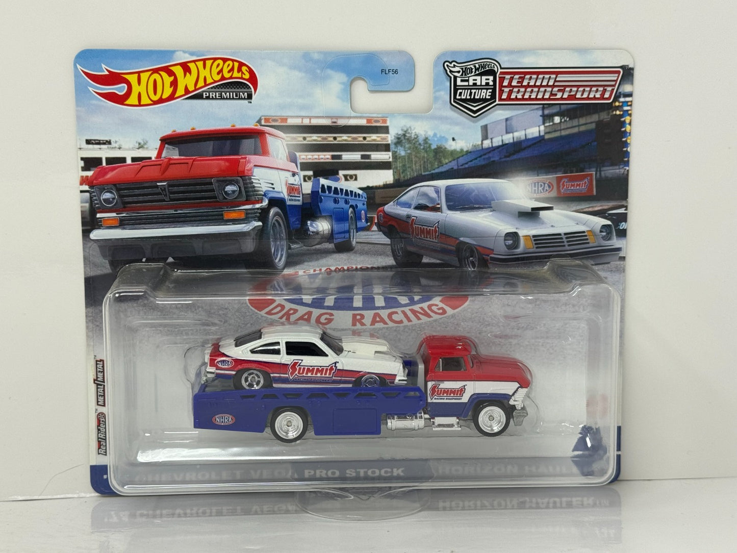Hot Wheels Team Transport Premium #34 1974 Chevrolet Vega Pro Stock 1:64 Diecast