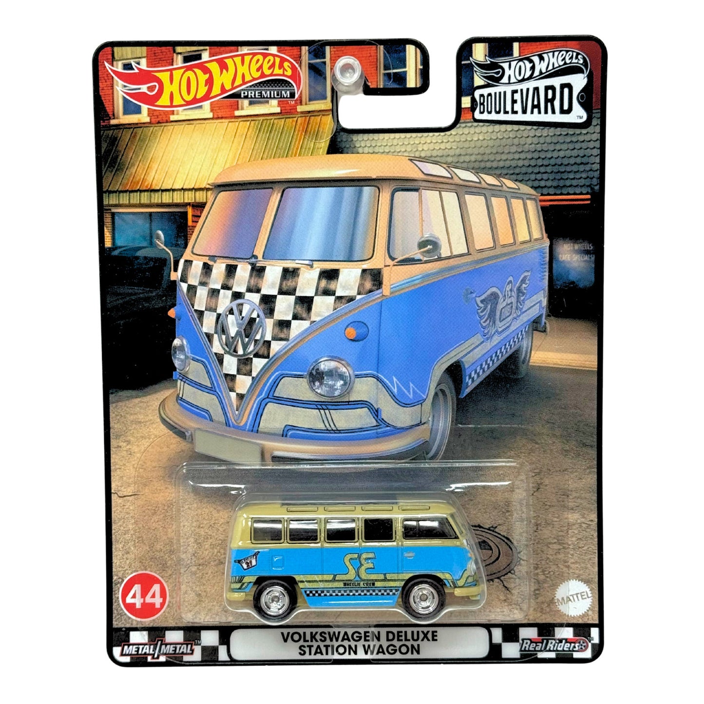 Hot Wheels Premium Boulevard #44 Volkswagen Deluxe Station Wagon 1:64 Diecast