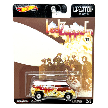 Hot Wheels Premium Led Zeppelin Super Van 1:64 Diecast Real Riders
