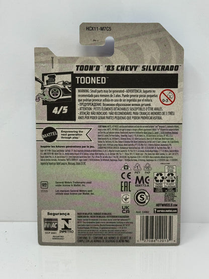 Hot Wheels Tooned Toon'D 1983 Chevy Silverado 1:64 Diecast