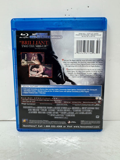 From Hell (Blu-ray) Johnny Depp Horror Thriller