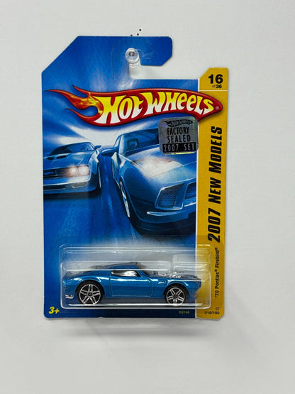 Hot Wheels New Models 1970 Pontiac Firebird 1:64 Diecast Factory Sealed