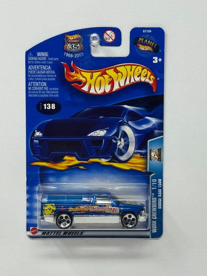 Hot Wheels Work Crews 2002 Dodge Ram 1500 1:64 Diecast