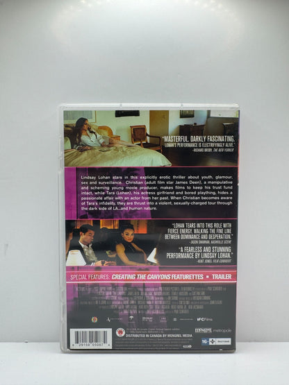 The Canyons (DVD) Lindsay Lohan Drama