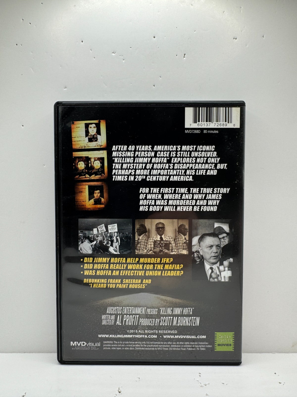 Killing Jimmy Hoffa (DVD) Crime