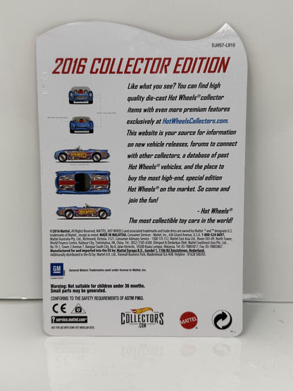 Hot Wheels 2016 Collector Edition 1955 Corvette K-Mart Mail In 1:64 Diecast