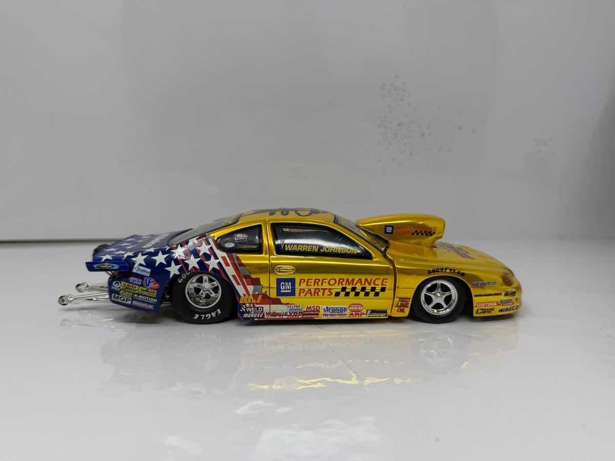 Racing Champions NHRA Warren Johnson Pontiac Pro Stock Chrome 1:24 Diecast AUTO