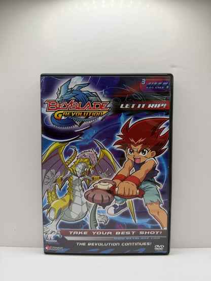 Beyblade G-Revolution Vol. 3 Let It Rip! (DVD) Anime