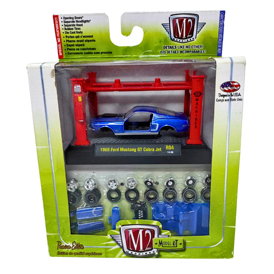 M2 Machines 1968 Ford Mustang GT Cobra Jet Model Kit 1:64 Diecast