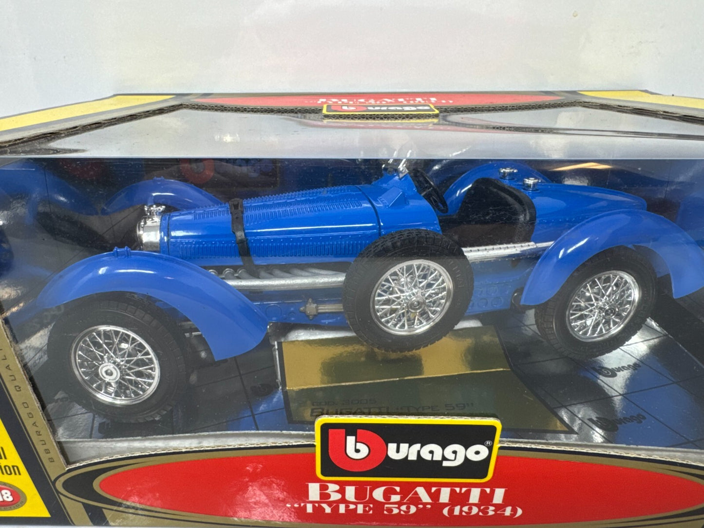 Bburago 1934 Bugatti Type 59 Special Collection 1:18 Diecast
