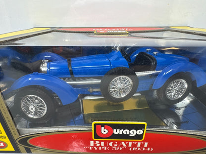 Bburago 1934 Bugatti Type 59 Special Collection 1:18 Diecast