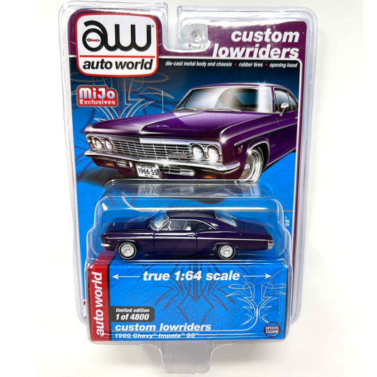 Auto World  1966 Chevy Impala SS Custom Lowriders MiJo Exclusive 1:64 Diecast