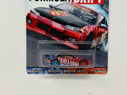 Hot Wheels Premium Formula Drift Nissan Silvia S15 1:64 Diecast