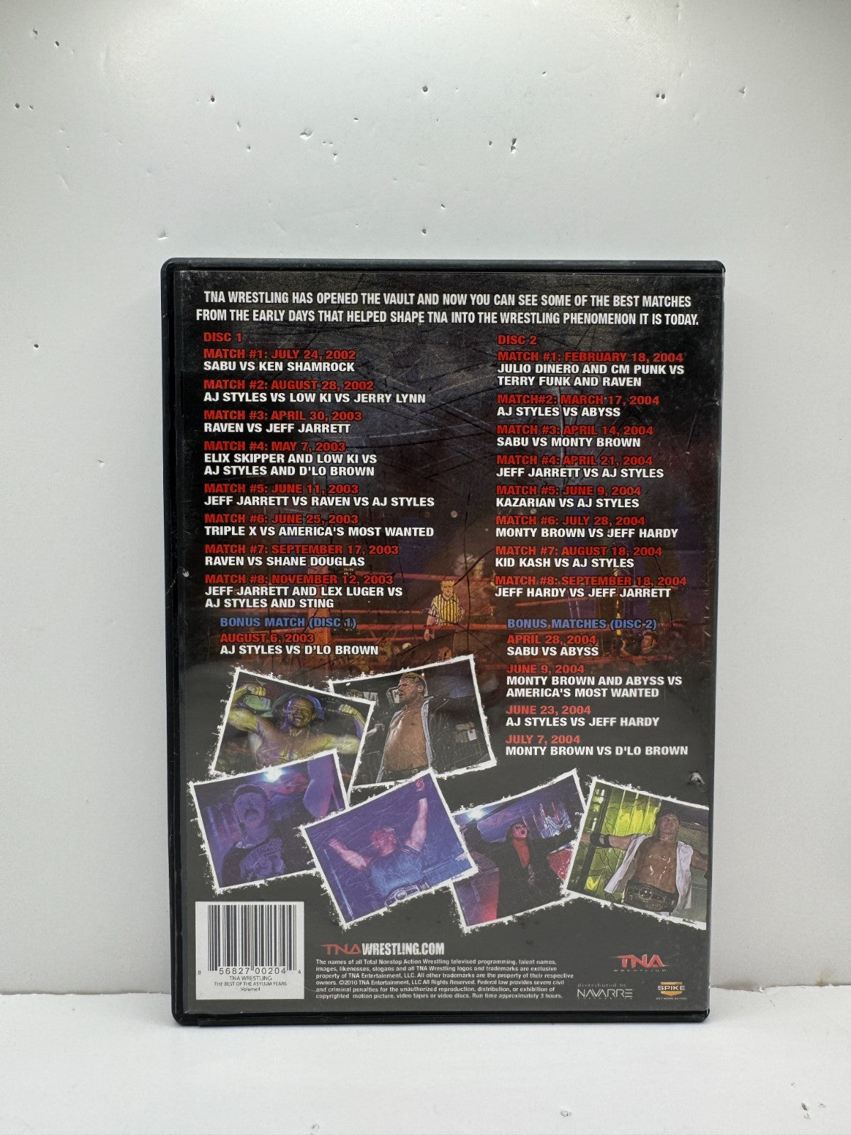 TNA Best of the Asylum Years (DVD) TNA Wrestling