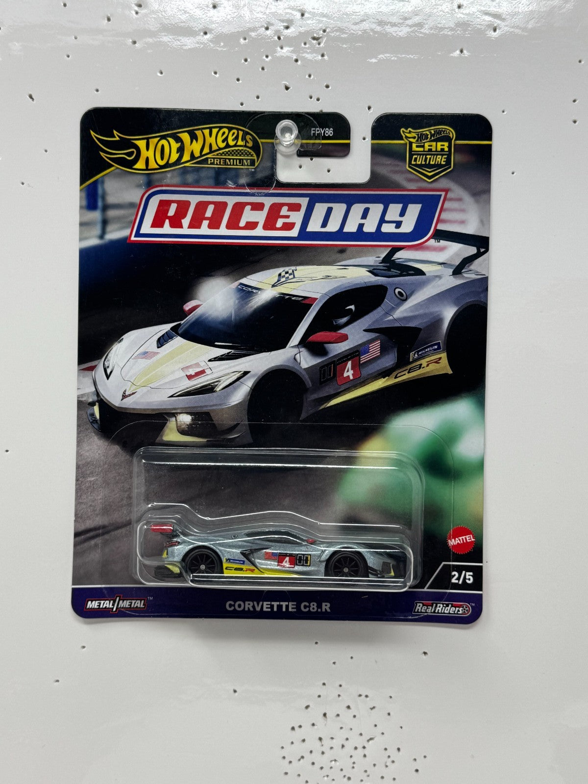 Hot Wheels Premium Race Day Corvette C8.R 1:64 Diecast