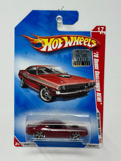 Hot Wheels Web Trading Cards 1970 Dodge Challenger HEMI 164 Diecast Factory Seal