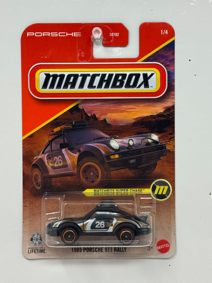Matchbox Super Chase 1985 Porsche 911 Rally 1:64 Diecast