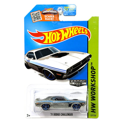 Hot Wheels ZAMAC HW Workshop 1971 Dodge Challenger 1:64 Diecast
