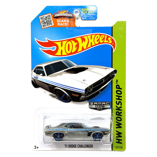 Hot Wheels ZAMAC HW Workshop 1971 Dodge Challenger 1:64 Diecast