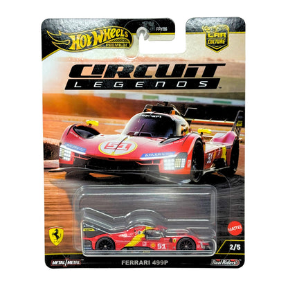 Hot Wheels Premium Circuit Legends Ferrari 499P 1:64 Diecast