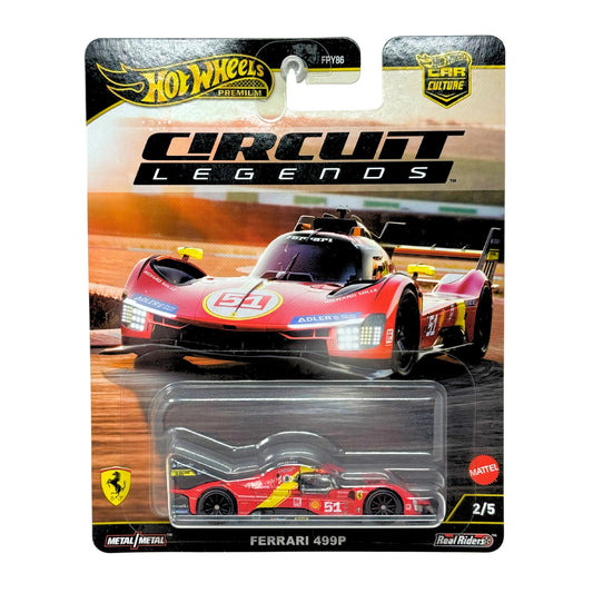 Hot Wheels Premium Circuit Legends Ferrari 499P 1:64 Diecast