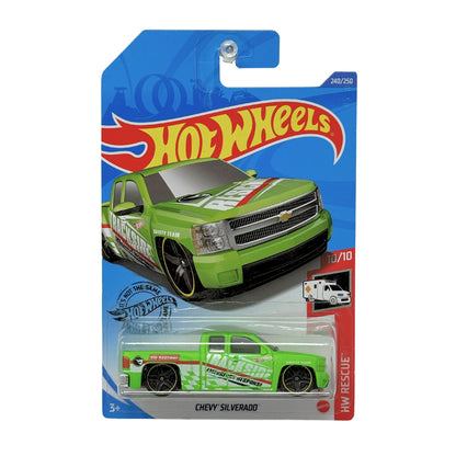 Hot Wheels HW Rescue TREASURE HUNT Chevy Silverado 1:64 Diecast