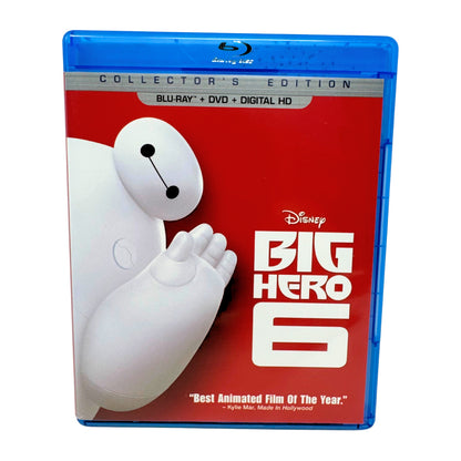 Big Hero 6 (Blu-ray) Disney Animated Superhero Family Movie