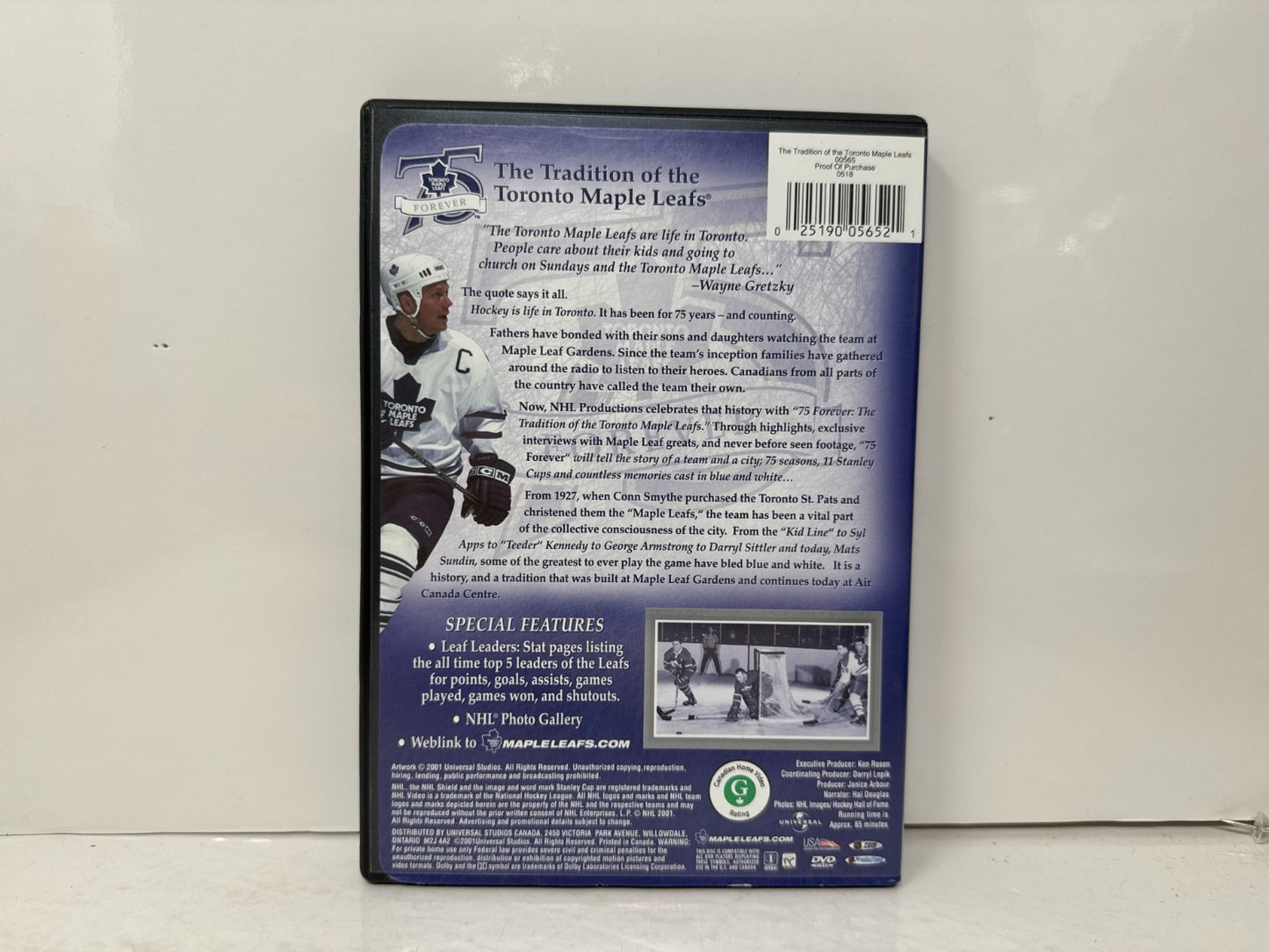 The Tradition of the Toronto Maple Leafs (DVD) Sports Good Condition!!!