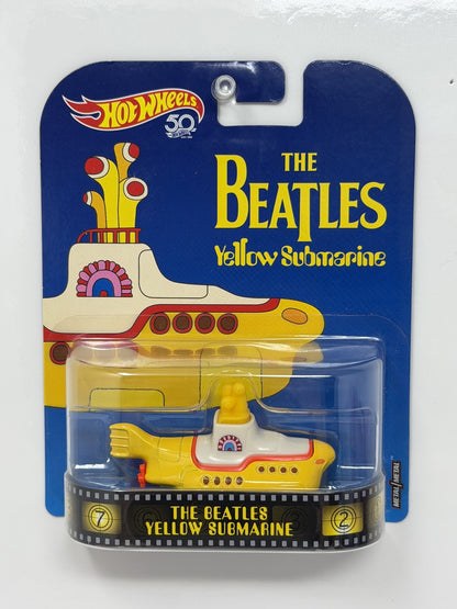 Hot Wheels Retro Entertainment The Beatles Yellow Submarine 1:64 Diecast