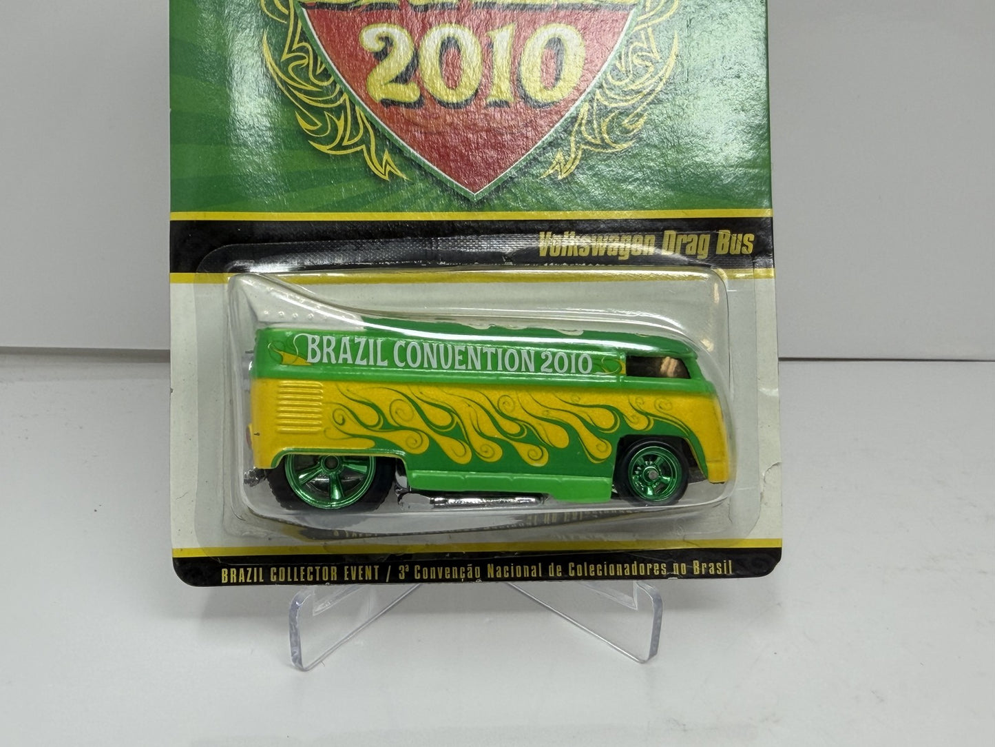 Hot Wheels 2010 Brazil Convention Volkswagen Drag Bus 1:64 Diecast 4136/5000