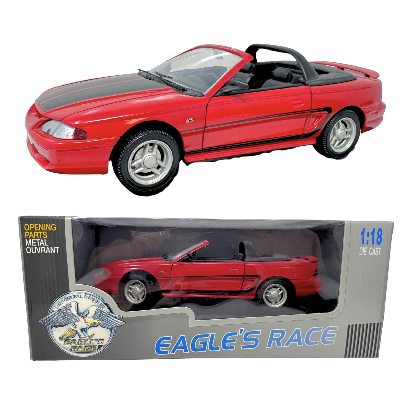 Eagle’s Race 1994 Ford Mustang GT "Graphic" 1:18 Diecast
