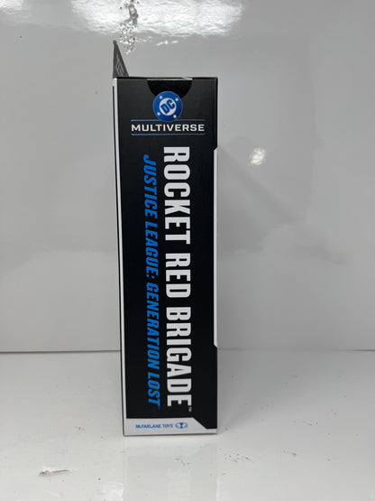 McFarlane DC Multiverse Rocket Red Brigade Justice League Platinum Figure