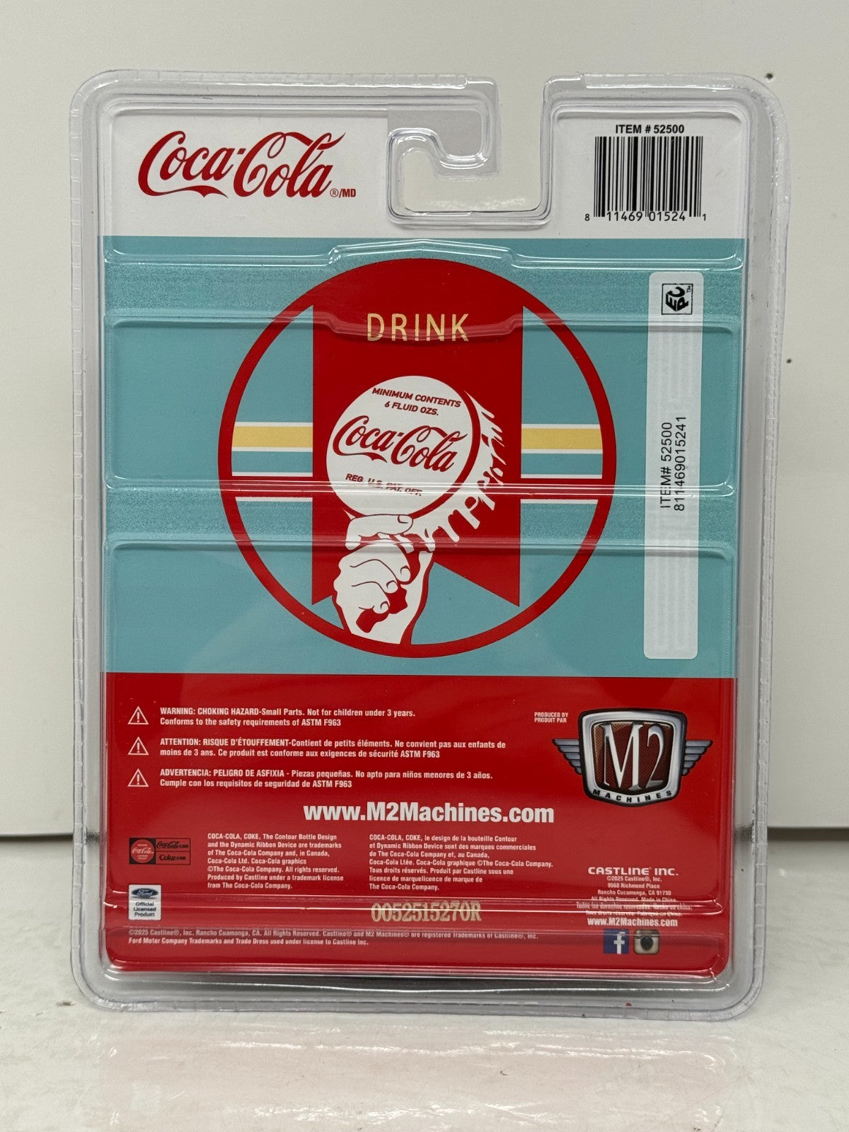 M2 Machines Coca-Cola 1969 Ford F-100 Ranger Truck CHASE 1:64 Diecast