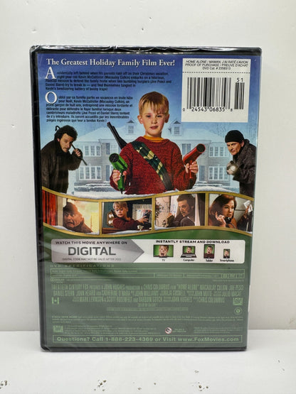 Home Alone (DVD) Macaulay Culkin Christmas Family New and Sealed!!!