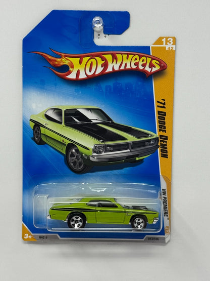 Hot Wheels Premiere 1971 Dodge Demon 1:64 Diecast Green