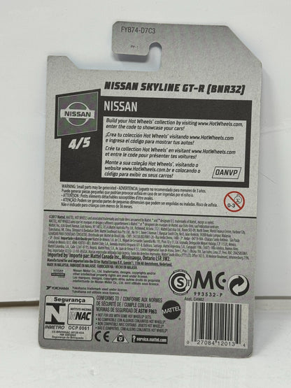 Hot Wheels Nissan Skyline GT-R (BNR32) JDM 1:64 Diecast