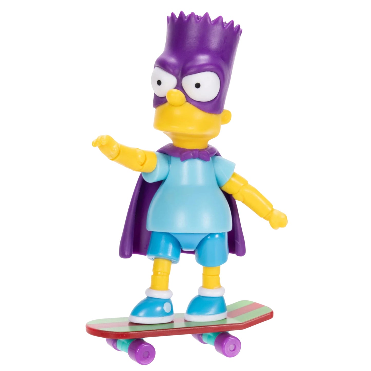 Jakks Pacific The Simpsons Bartman Bart with Skateboard Action Figure