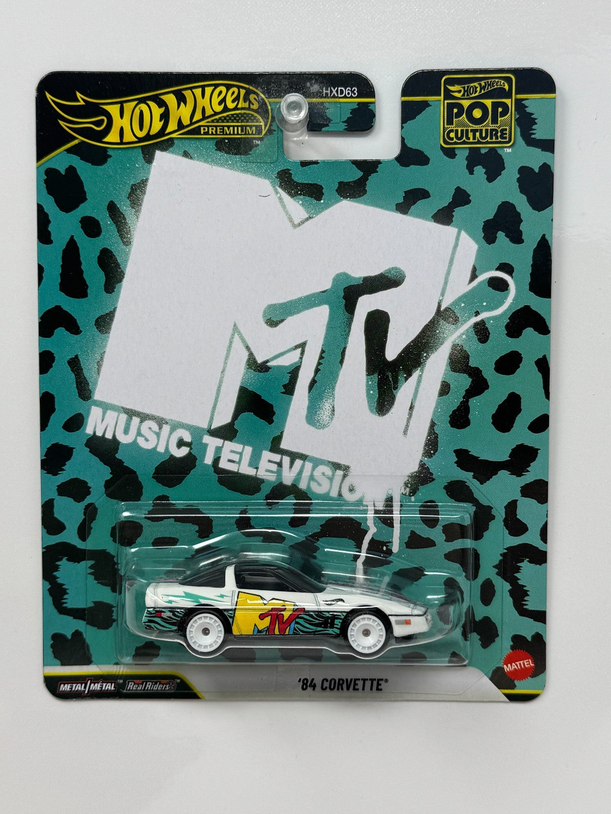 Hot Wheels Premium MTV 1984 Chevy Corvette 1:64 Diecast